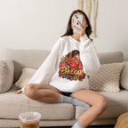 Phulkari-Inspired Floral Crewneck Sweatshirt | Punjabi Art