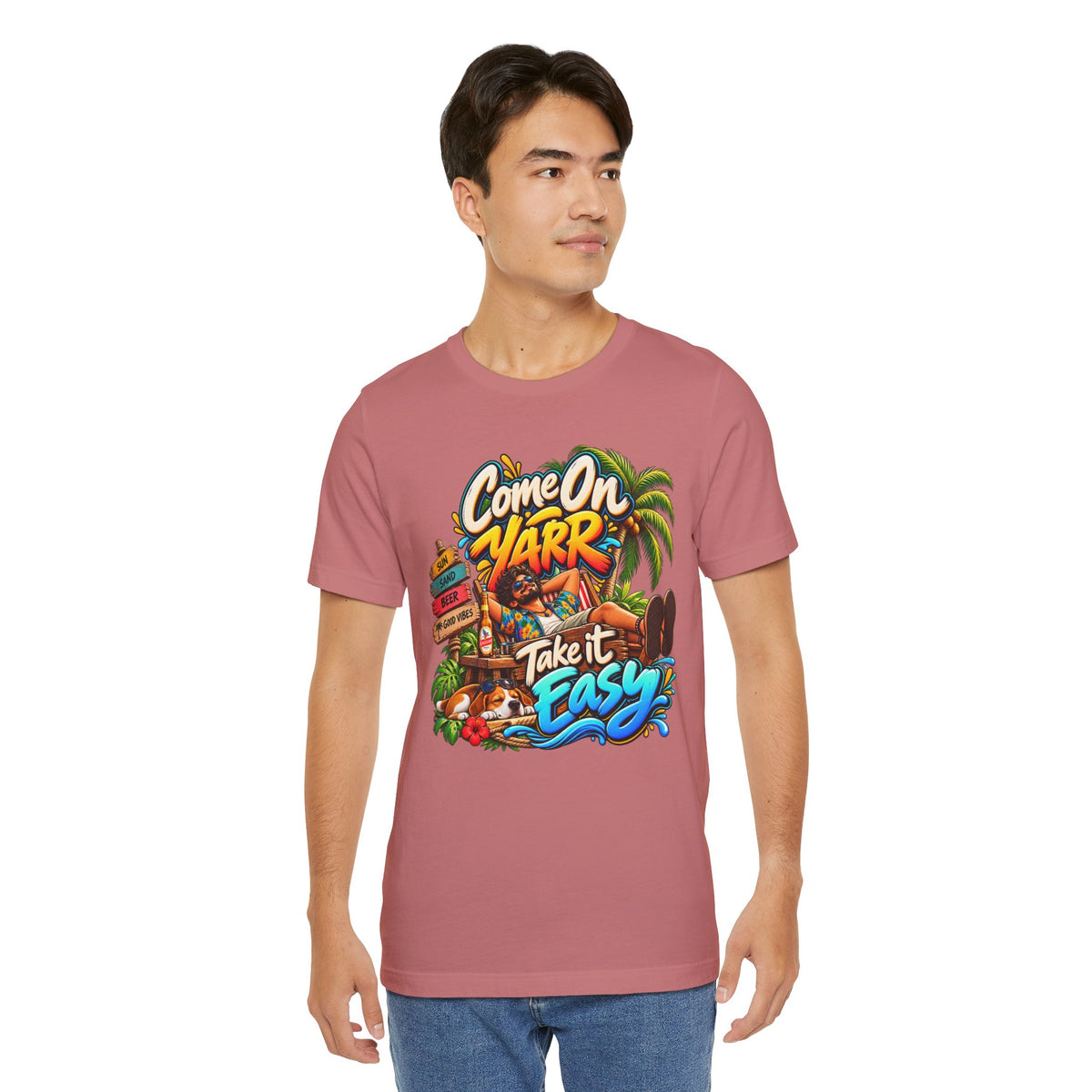 COME ON YARR / TAKE IT EASY Jersey T-Shirt