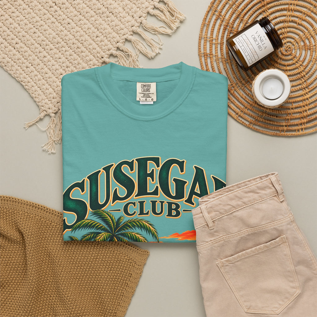 Susegad Club Sunset Beach Garment-Dyed T-Shirt