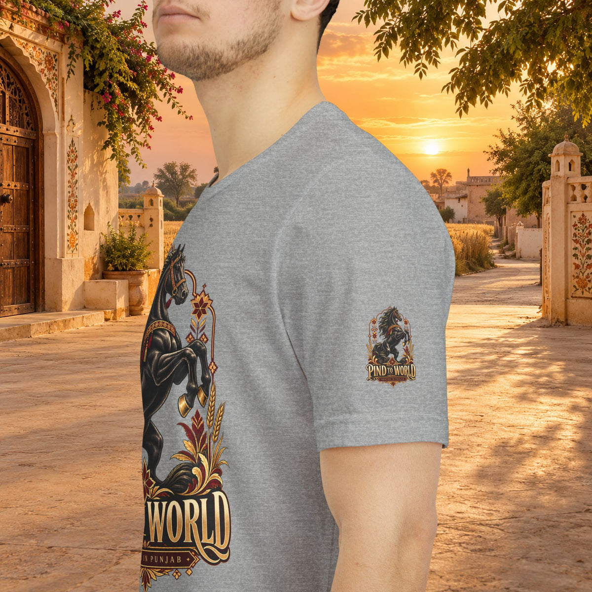 Pind to World Horse Graphic Tee