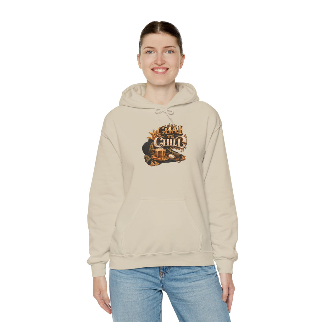 The Chill Coffee Graphic Hoodie | Autumn Leaves Pullover