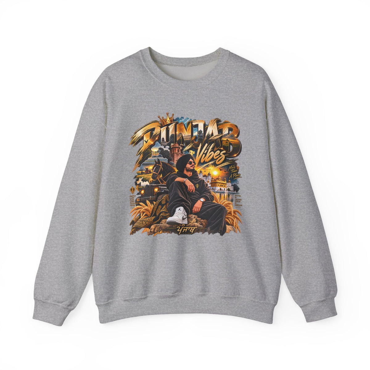 Crewneck Sweatshirt – Summer Vibes Graphic Pullover — product image 4