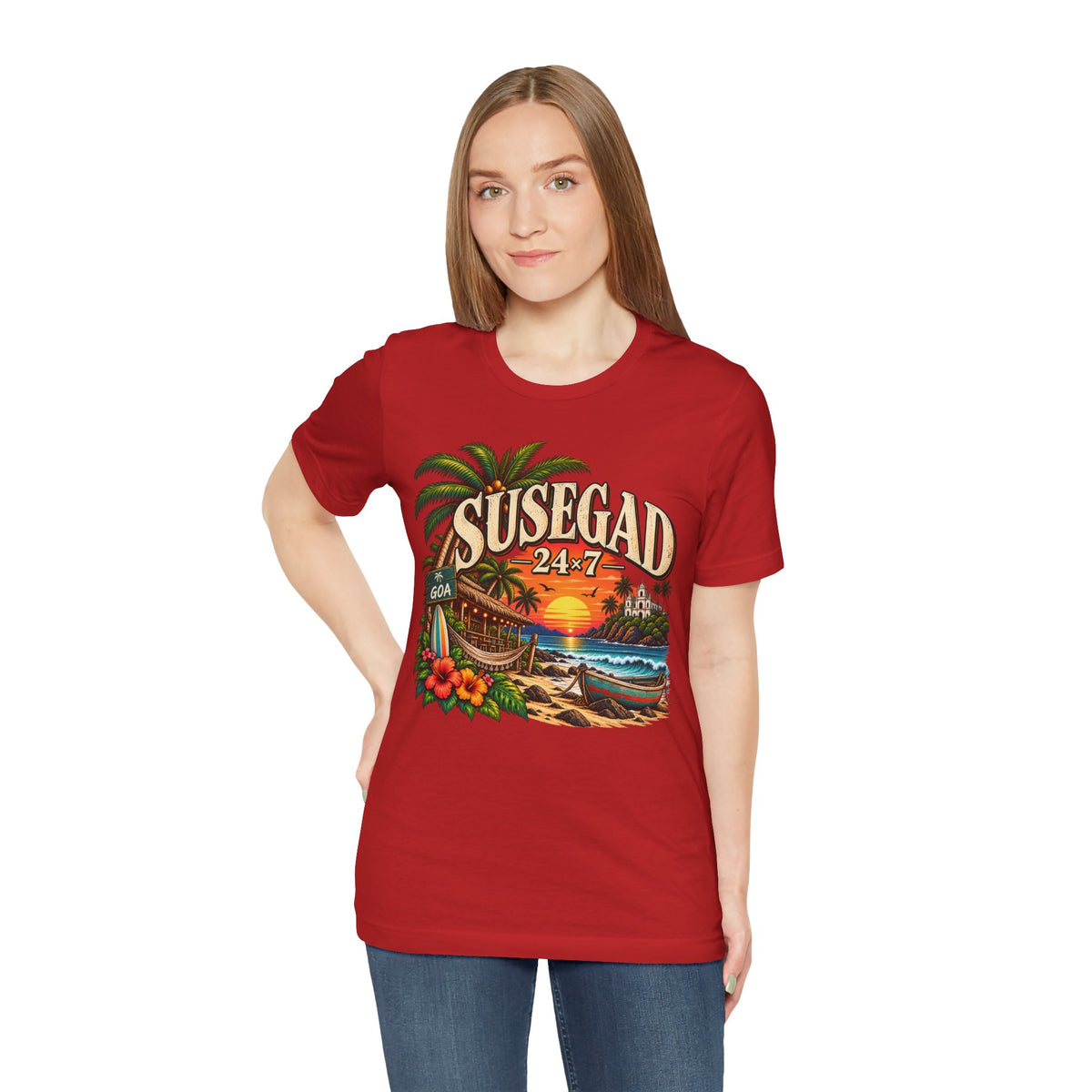 Susegad 24x7 Goa Sunset Jersey T-Shirt