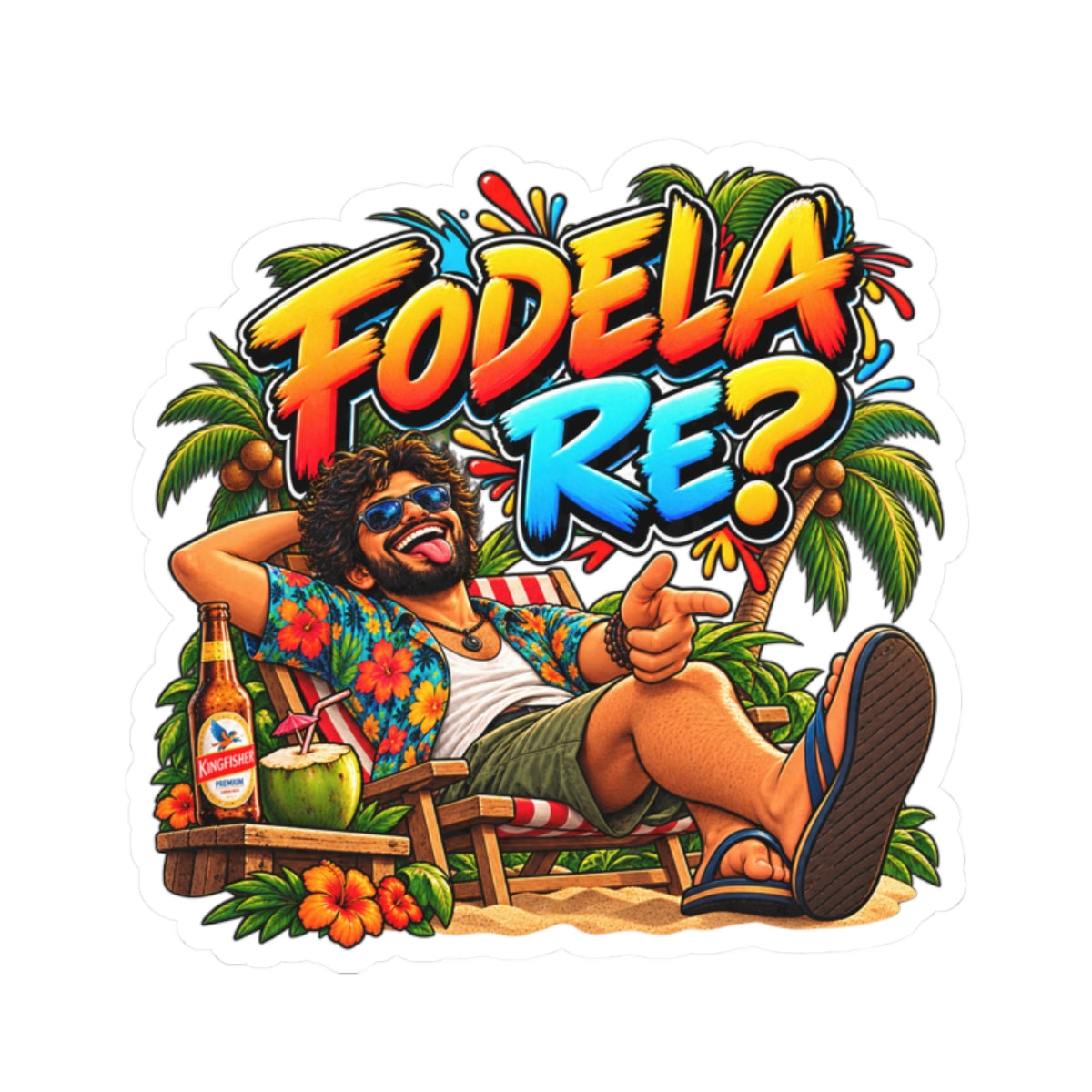 Fodela Re? – Goan Heritage Kiss-Cut Sticker — product image 4