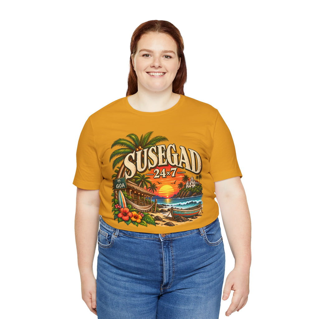 Susegad 24x7 Goa Sunset Jersey T-Shirt