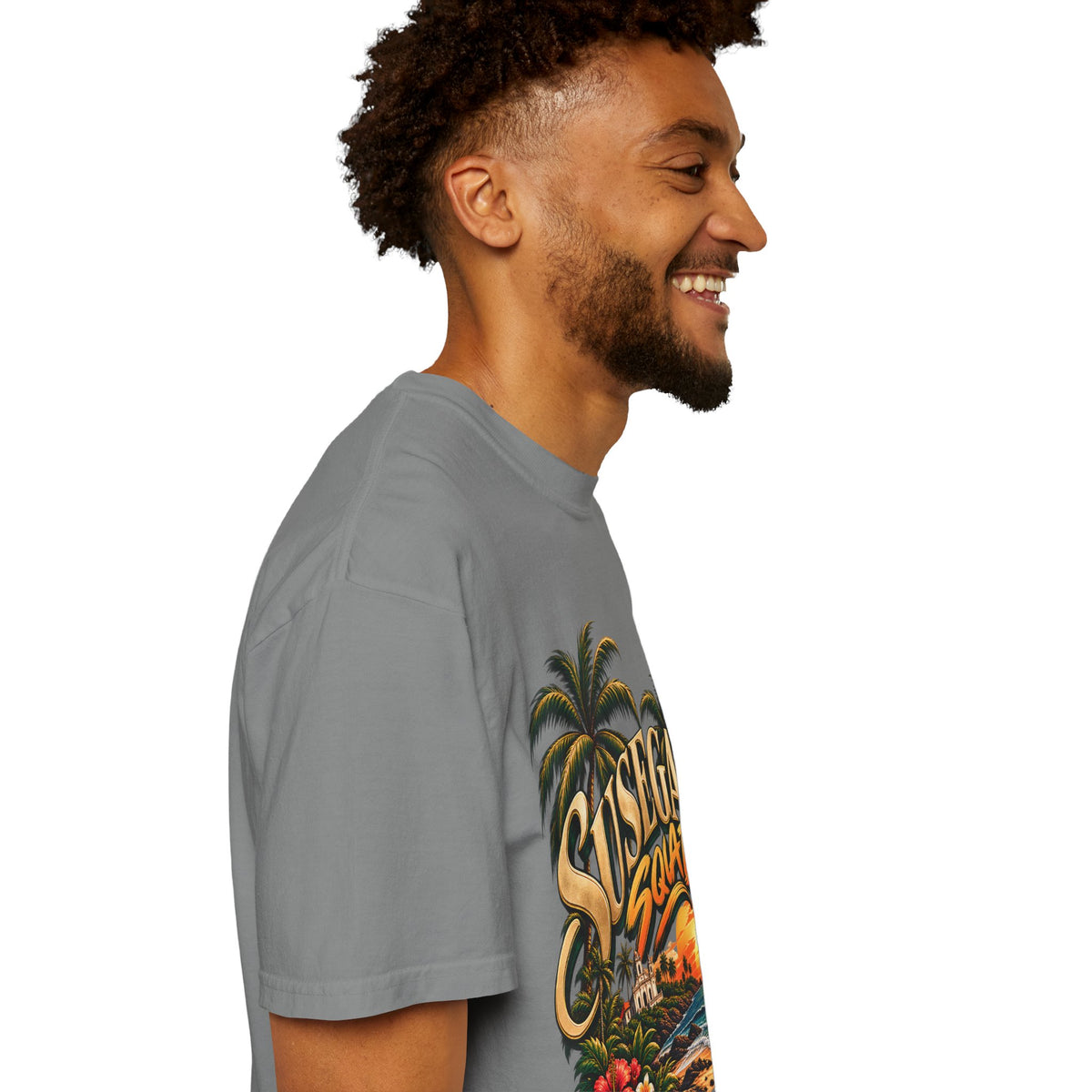 Susegad Squad Sunset Garment-Dyed T-Shirt
