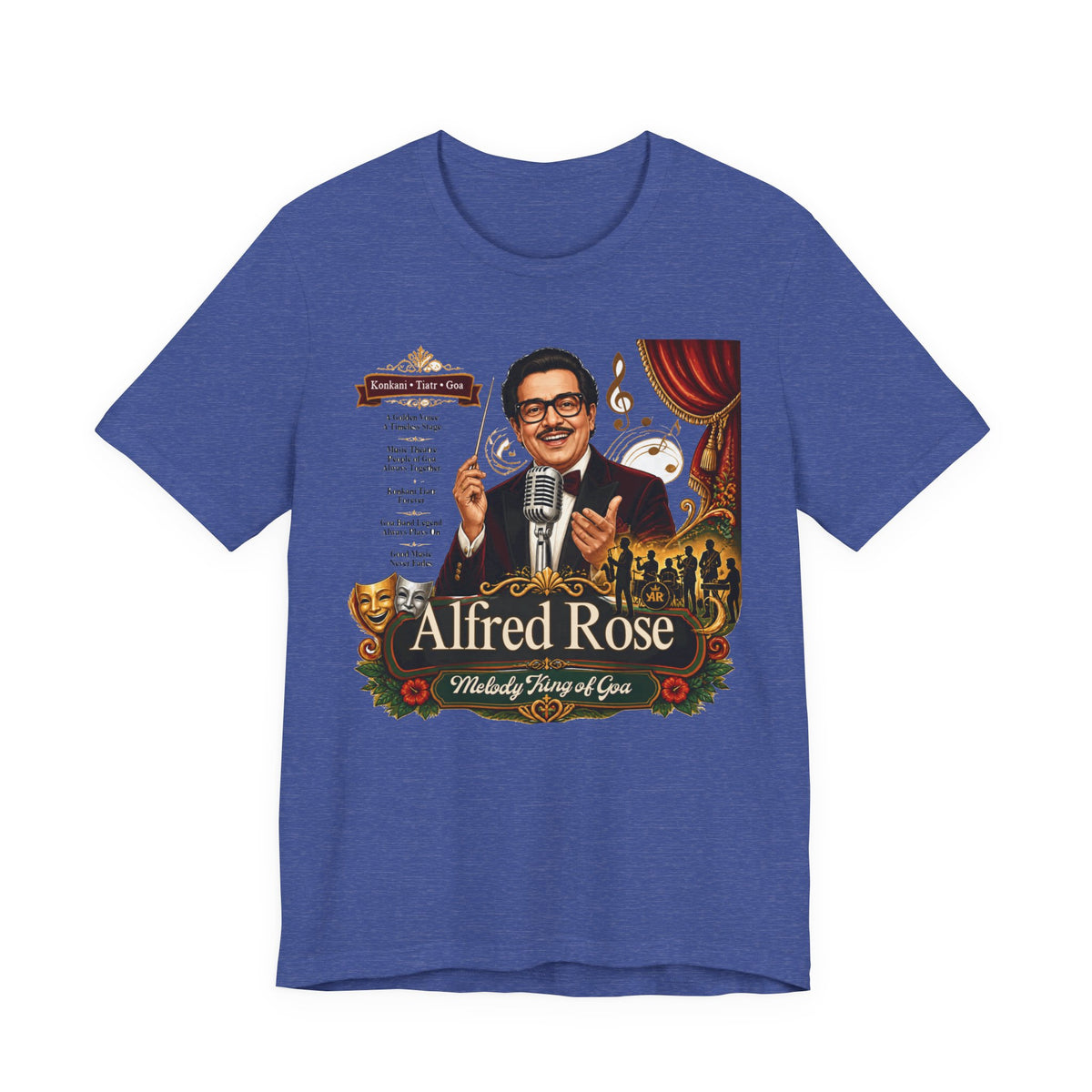 Alfred Rose Graphic T-Shirt | Retro Goan Music