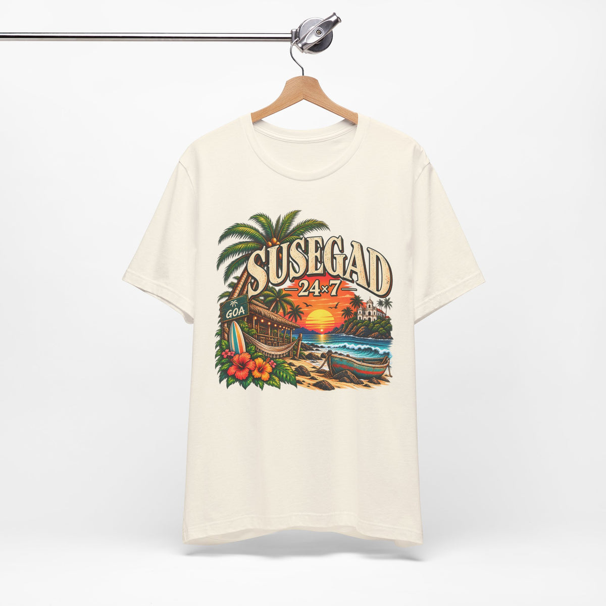 Susegad 24x7 Goa Sunset Jersey T-Shirt