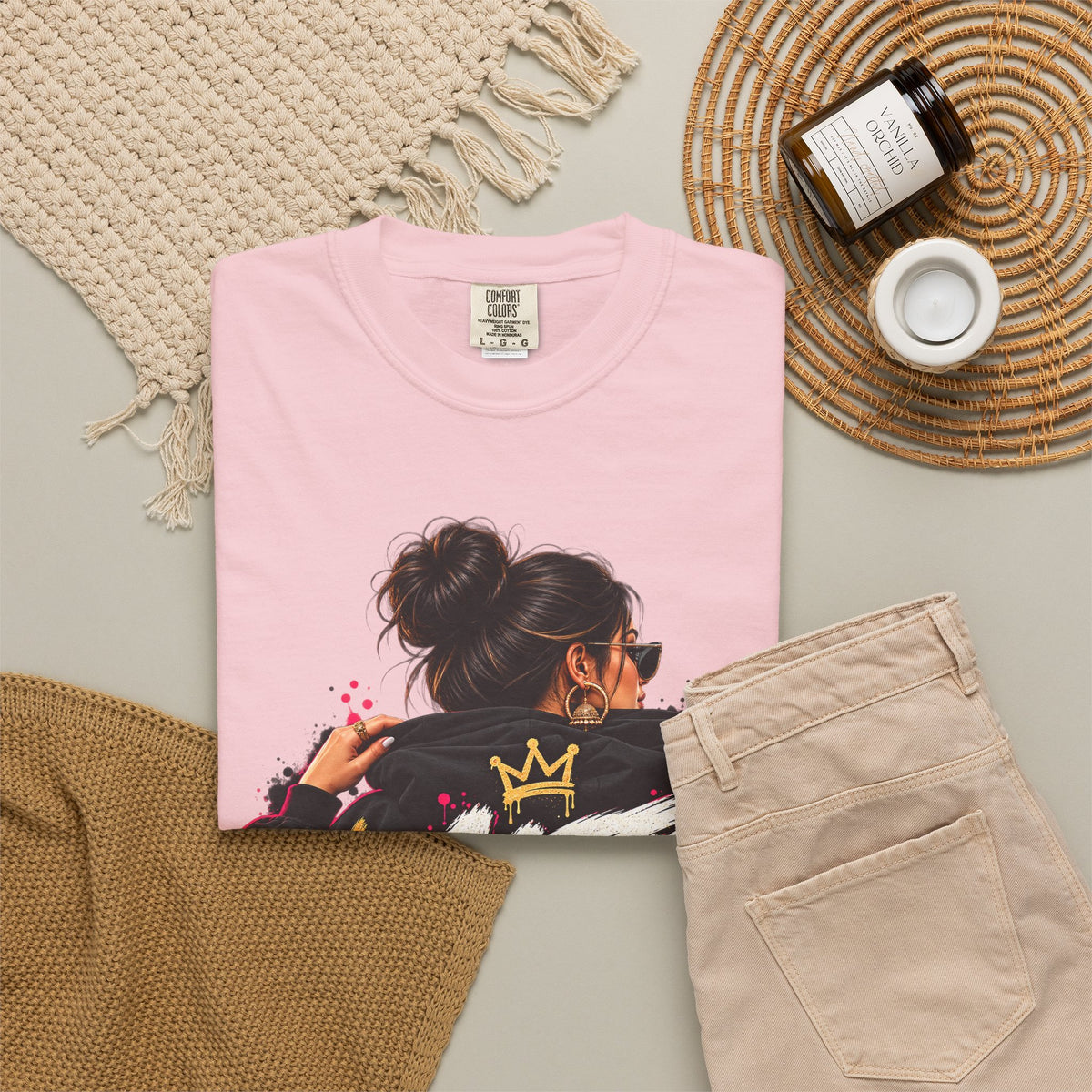 Jatti Energy Garment-Dyed T-Shirt | Punjabi-Inspired Graphic
