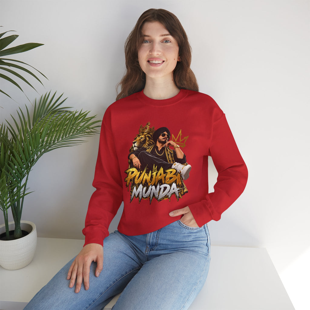 Punjabi Munda Sweatshirt | Punjabi Pride Graphic Crewneck