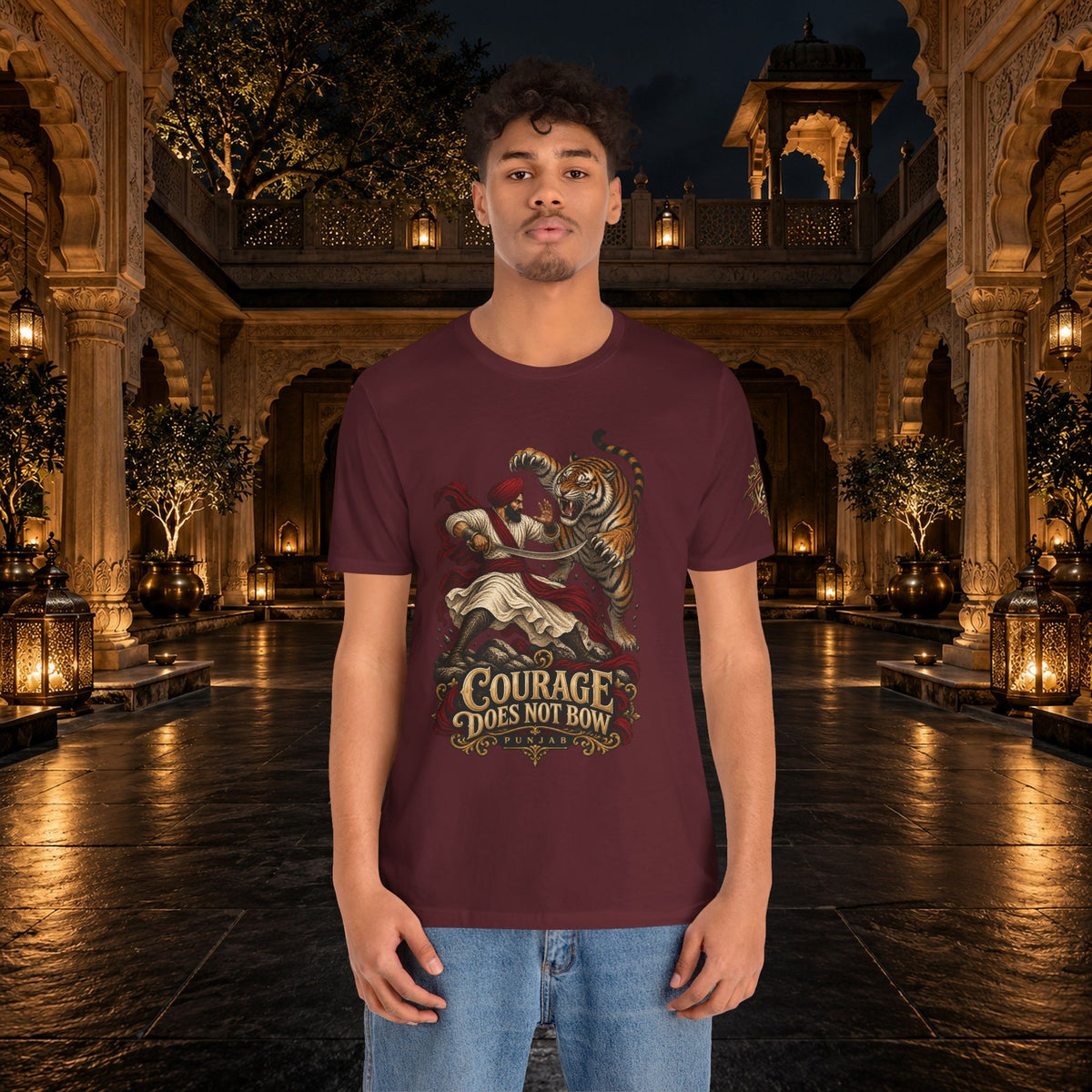 Nidar Viking Tiger Graphic T-Shirt