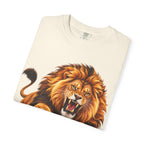 Roaring Lion Graphic T-Shirt — Bold Vintage Animal Tee