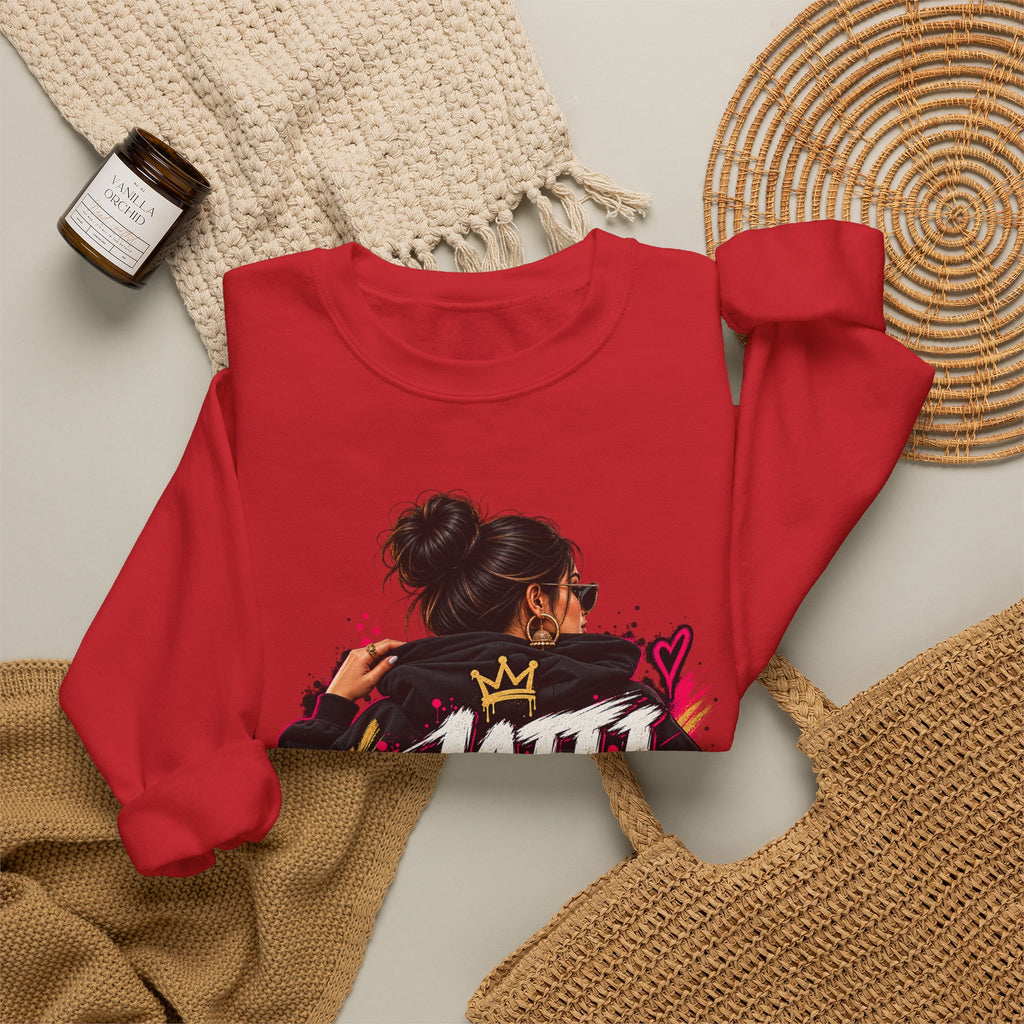 Jatti Energy Punjabi Graphic Crewneck Sweatshirt