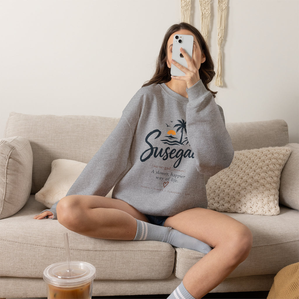 Susegad Sunrise Sweatshirt | Goan Heritage
