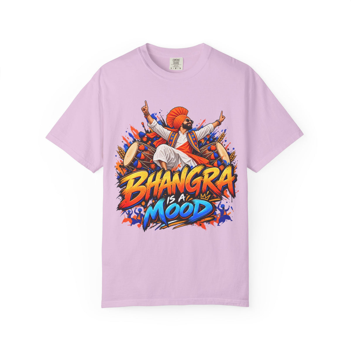 Bhangra Is a Mood Garment-Dyed T-Shirt | Punjabi Graphic Tee