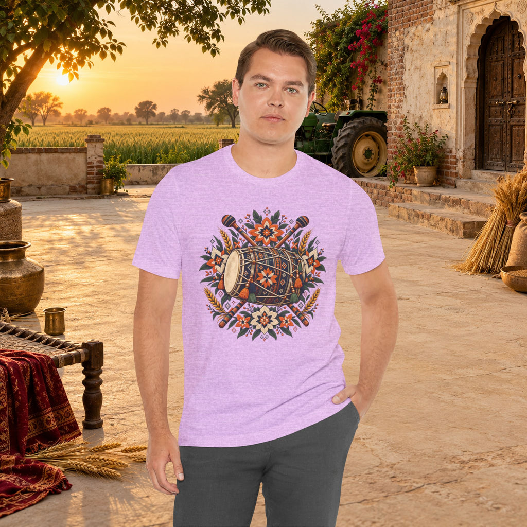 Boho Folk Drum Mandala T-Shirt