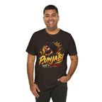 Punjabi Born to Stand Out Graphic T-Shirt | Turban Portrait Tee