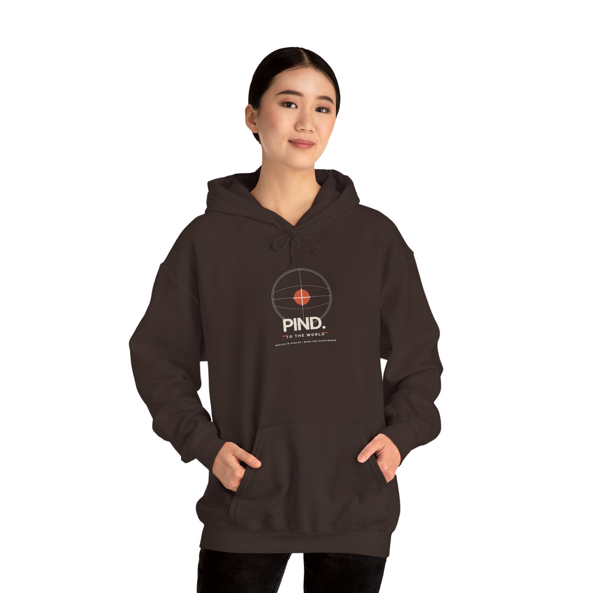 PIND. Minimalist Basketball Graphic Hoodie