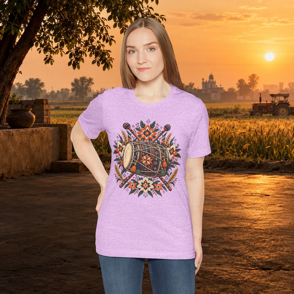 Boho Folk Drum Mandala T-Shirt
