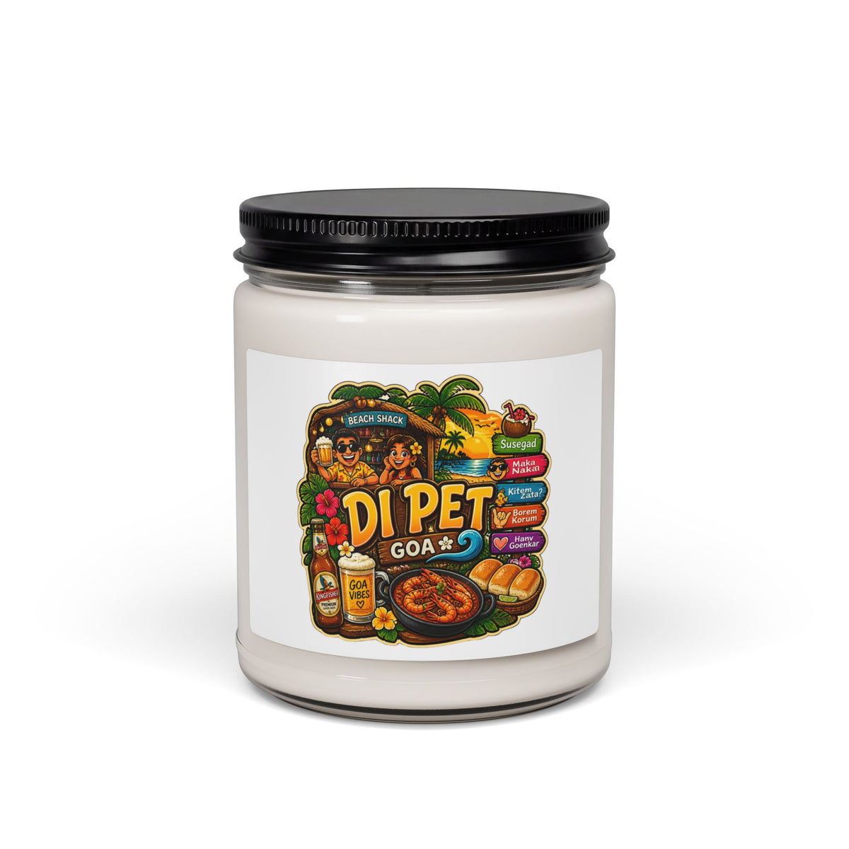 Goa Susegad State of Mind – Goan Heritage 9oz Scented Soy Candle — product image 6
