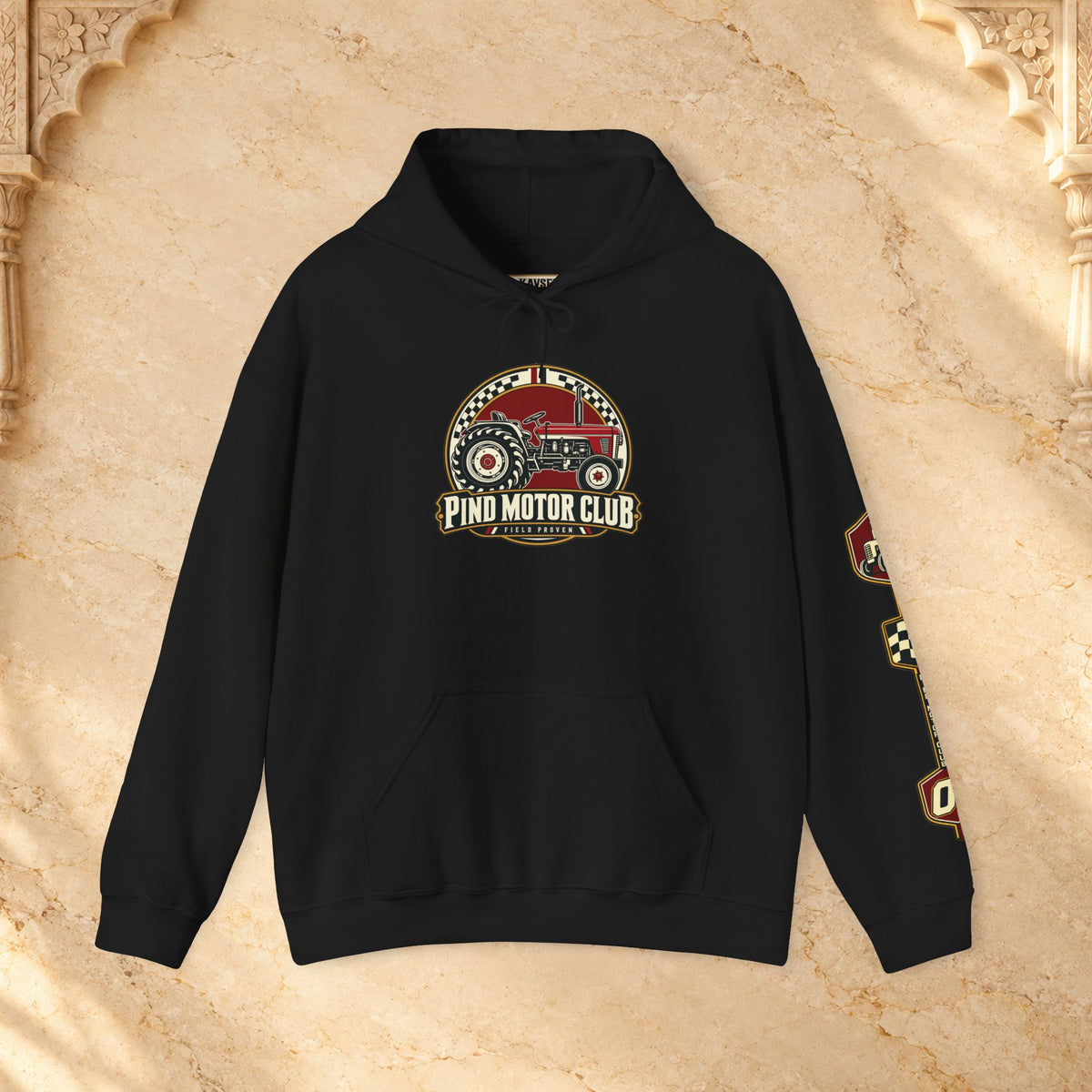 Pind Motor Club Vintage Tractor Hoodie