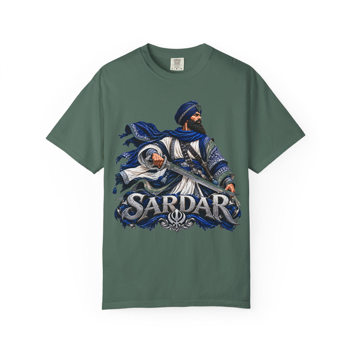 Sardar Warrior Sword Graphic T-Shirt – Sikh Heritage Tee — product image 6