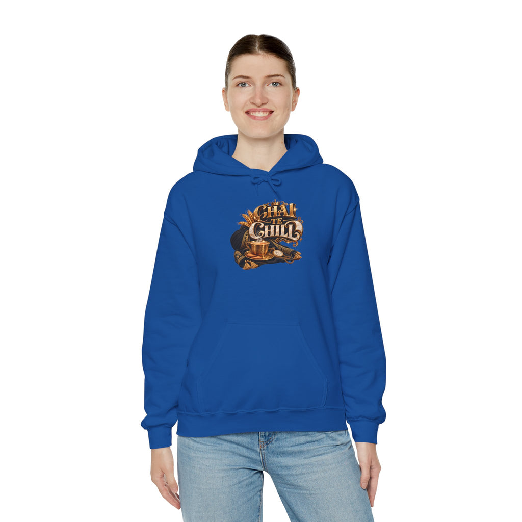 The Chill Coffee Graphic Hoodie | Autumn Leaves Pullover