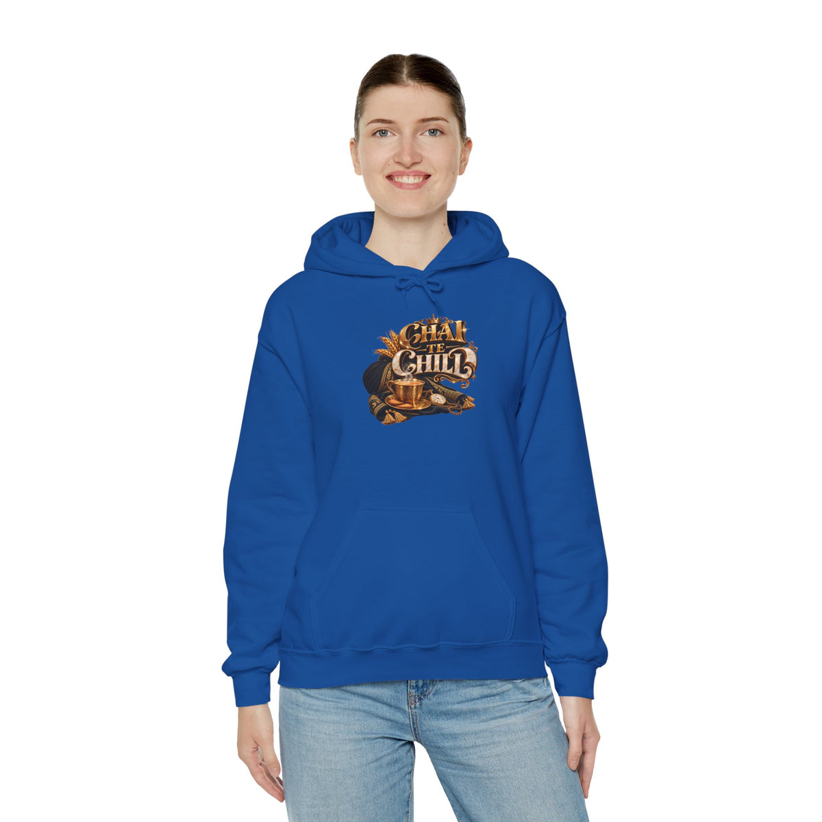 The Chill Coffee Graphic Hoodie | Autumn Leaves Pullover
