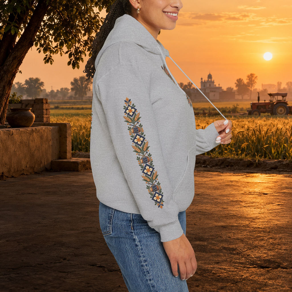 Bohemian Folk Art Drum Hoodie