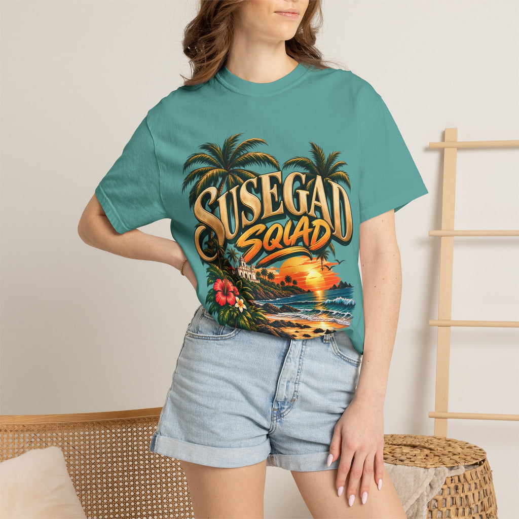 Susegad Squad Sunset Garment-Dyed T-Shirt