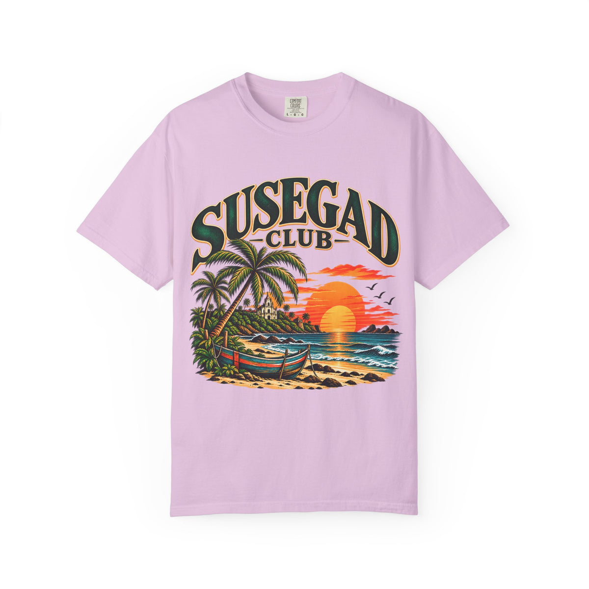 Susegad Club Sunset Beach Garment-Dyed T-Shirt