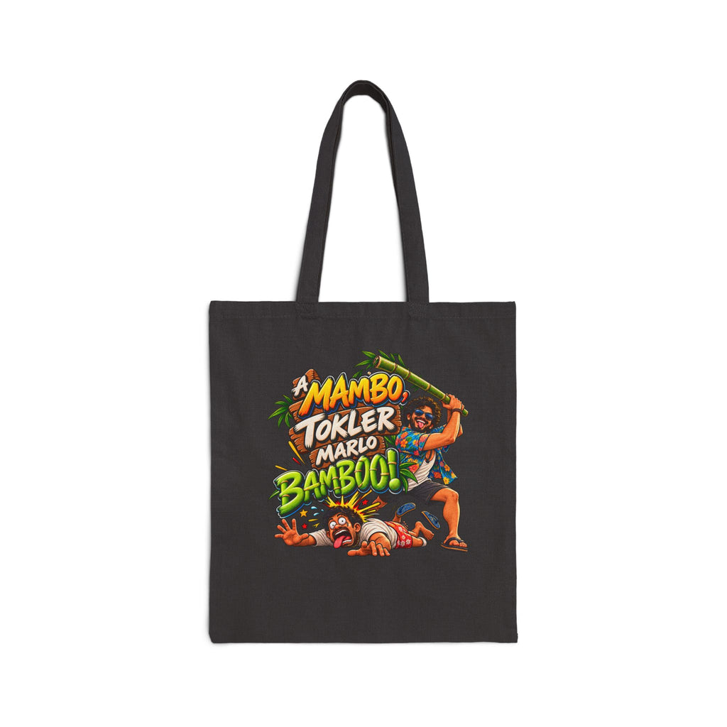 Additional view of A Mambo, Tokler Marlo Bamboo! Goan Heritage Canvas Tote Bag (3)