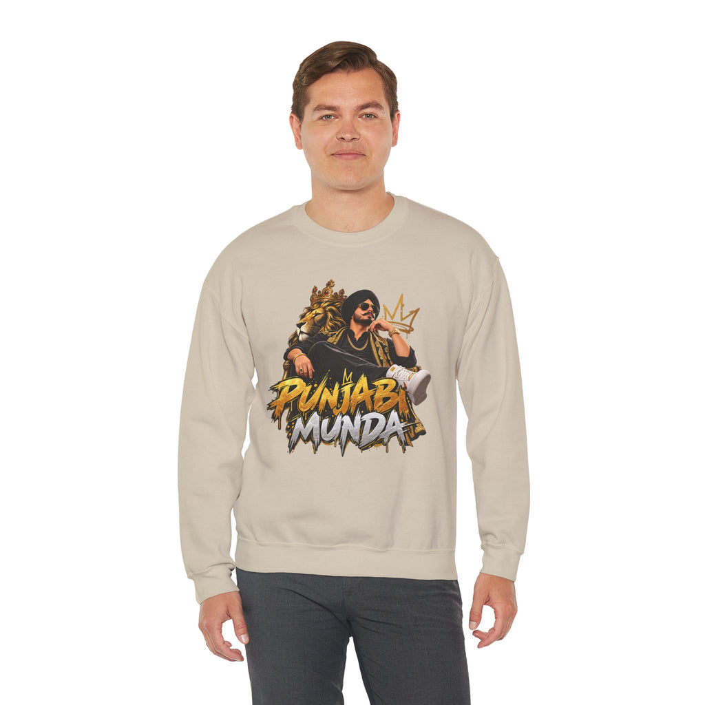 Punjabi Munda Sweatshirt | Punjabi Pride Graphic Crewneck