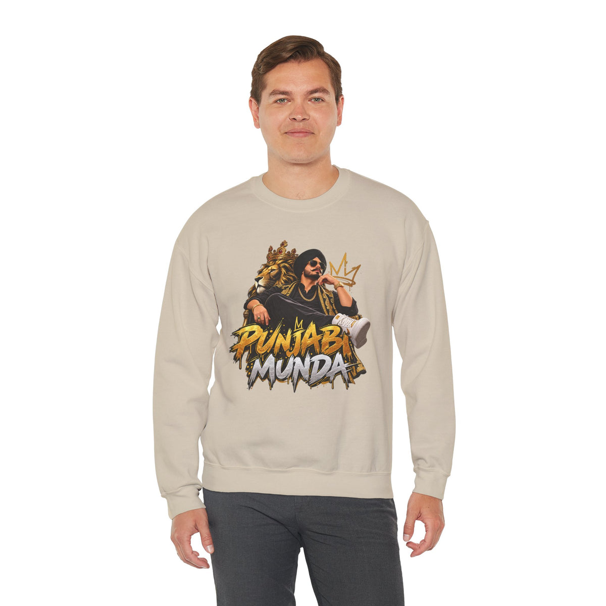 Punjabi Munda Sweatshirt | Punjabi Pride Graphic Crewneck