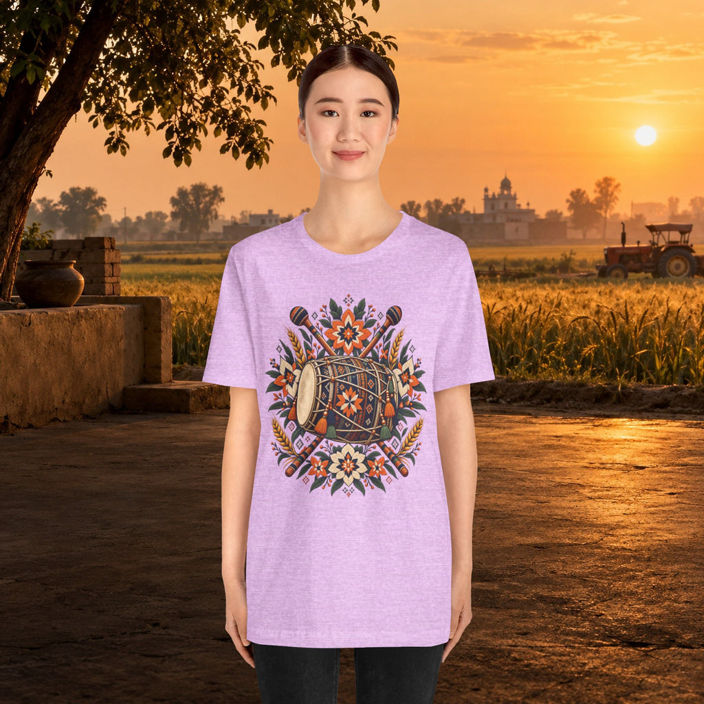 Boho Folk Drum Mandala T-Shirt