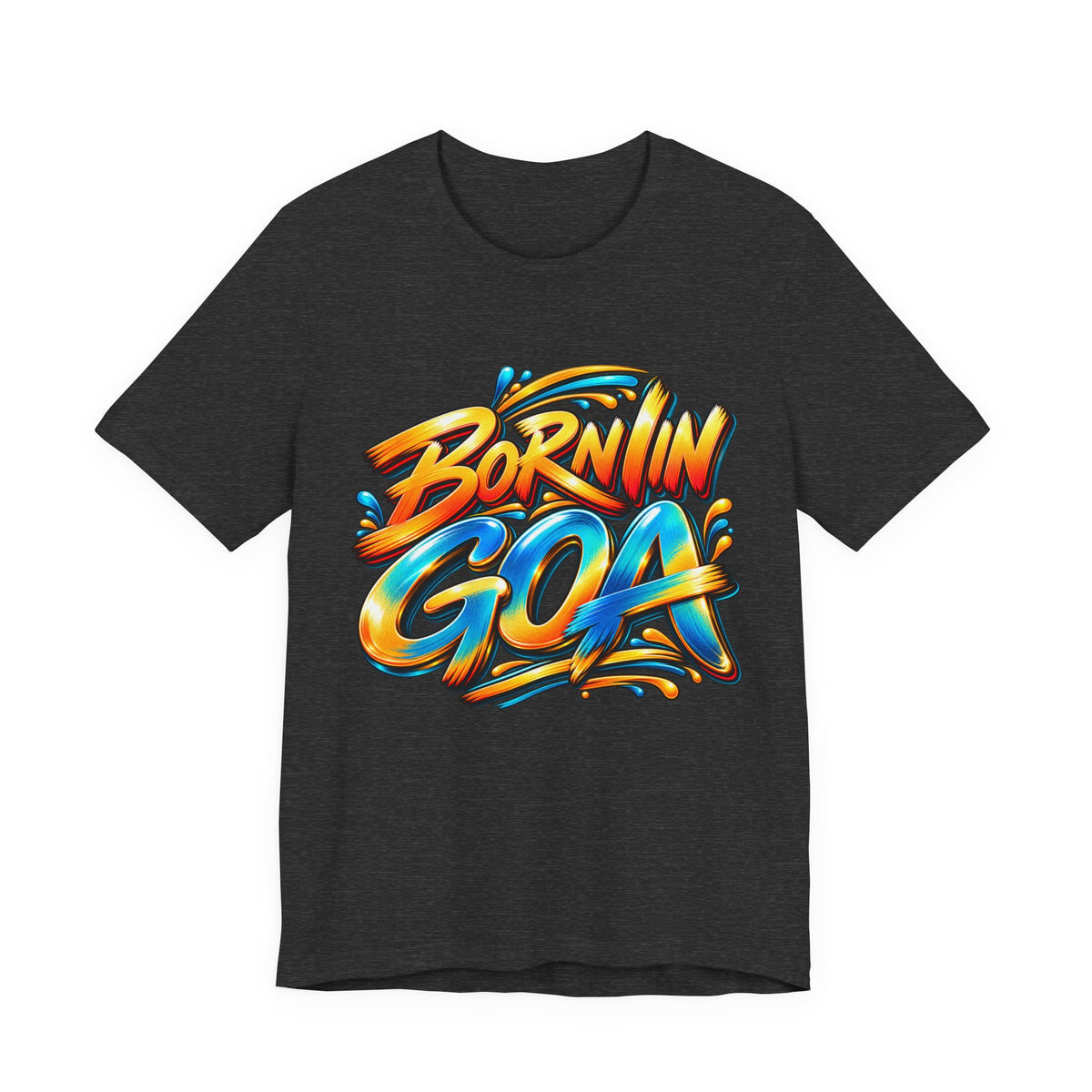 Born in Goa Graphic T-Shirt | Tropical Beach Tee