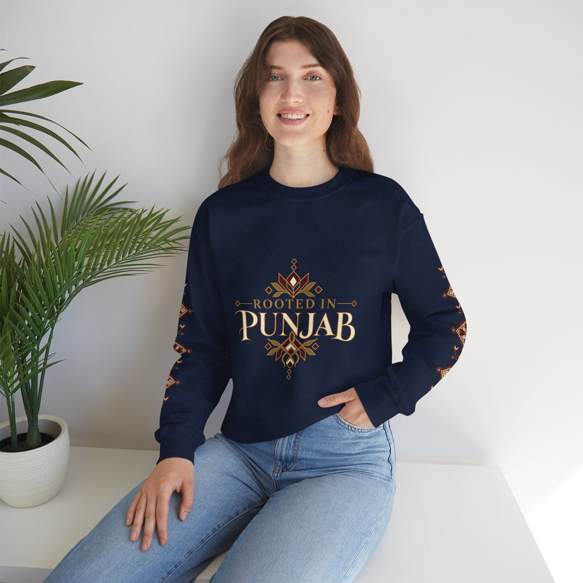 Rooted in Punjab Heritage Crewneck Sweatshirt