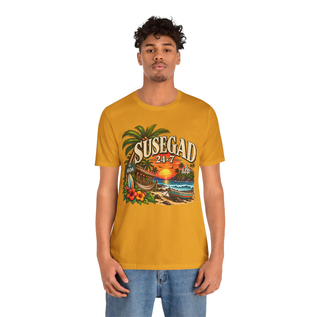 Susegad 24x7 Goa Sunset Jersey T-Shirt