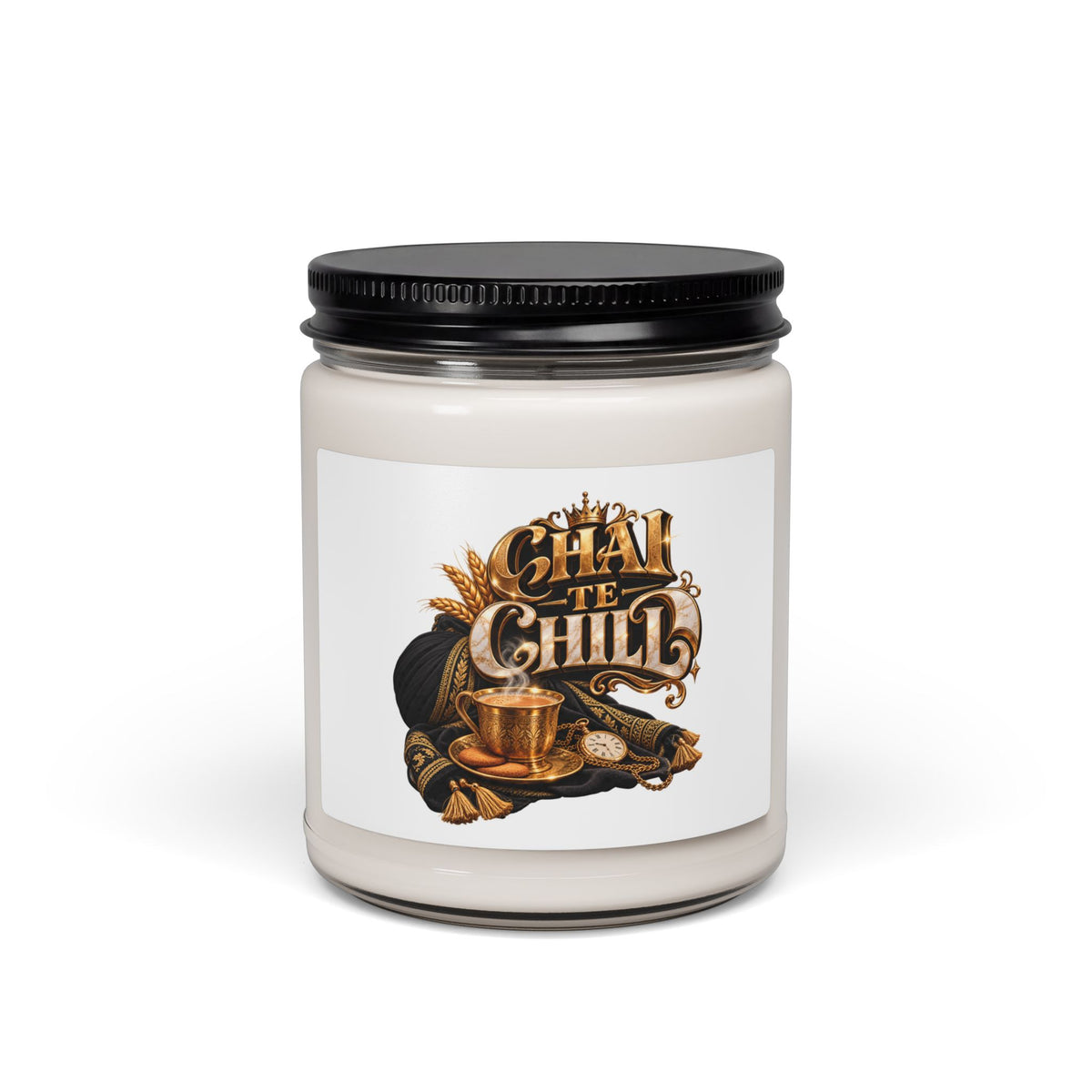Additional view of Soy Candle — Time to Chill Scented Candle (9oz) (3)