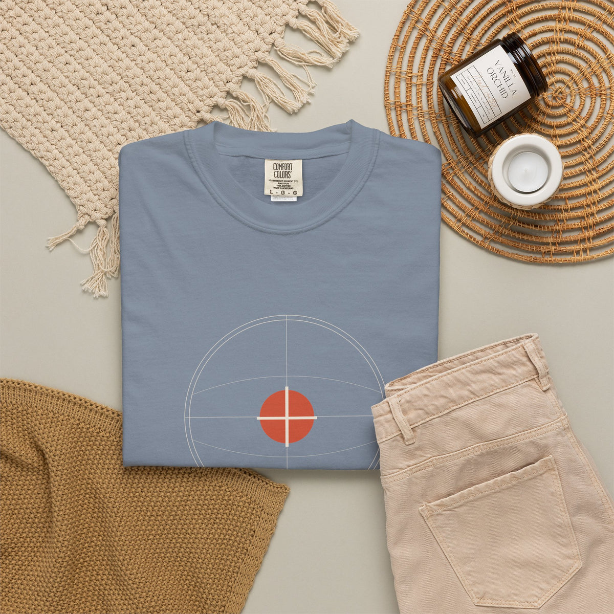 PIND. Punjabi Heritage Graphic T-Shirt | Garment-Dyed Tee