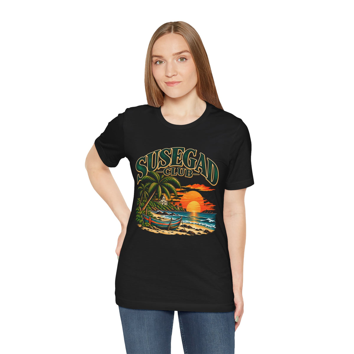 Susegad Club Sunset Beach Jersey T-Shirt