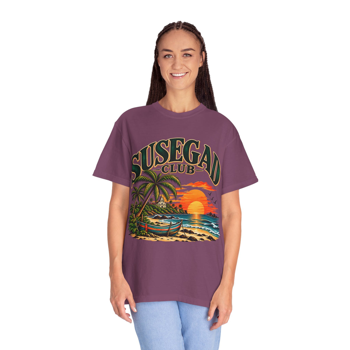 Susegad Club Sunset Beach Garment-Dyed T-Shirt