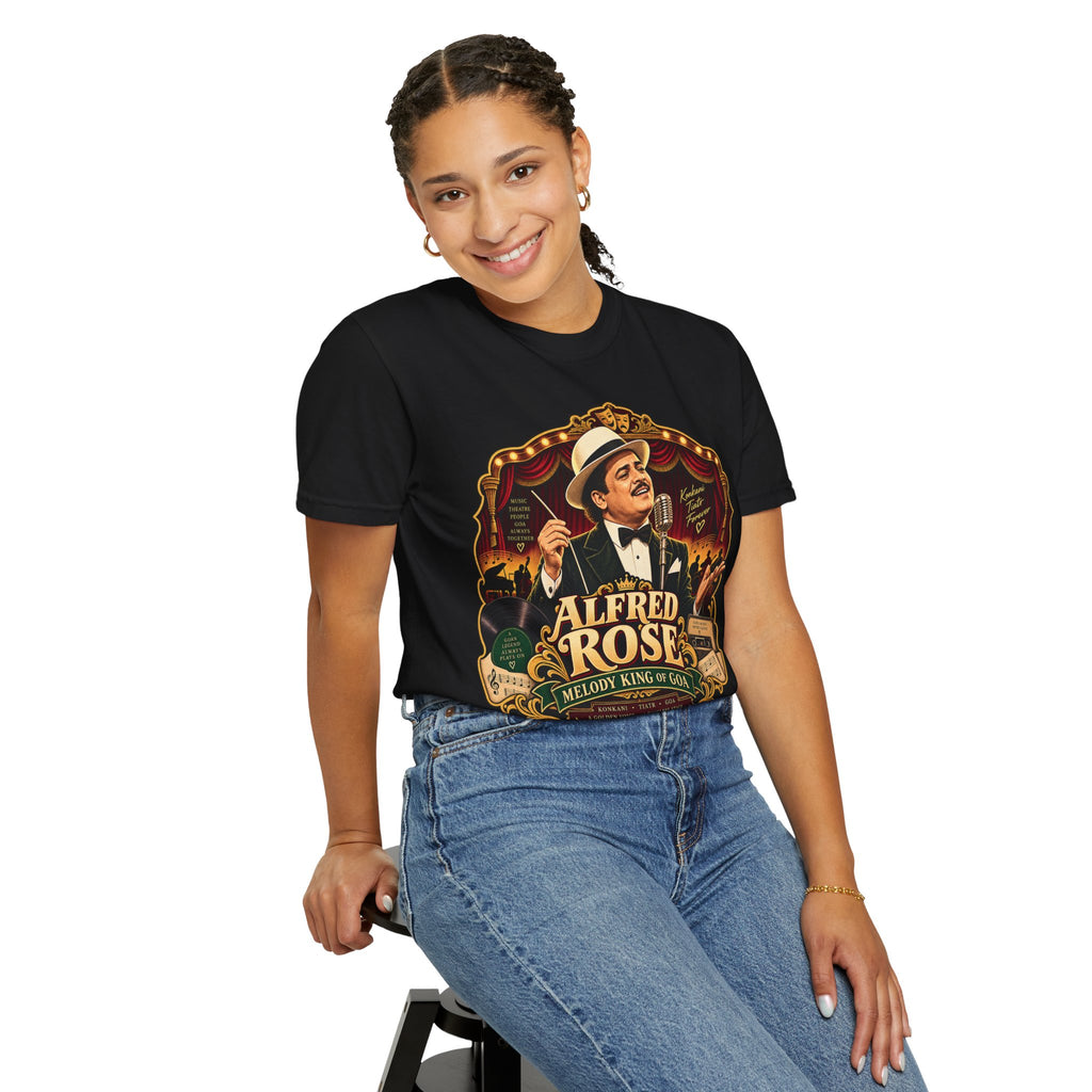 Alfred Rose Vintage Goan Music Graphic T-Shirt