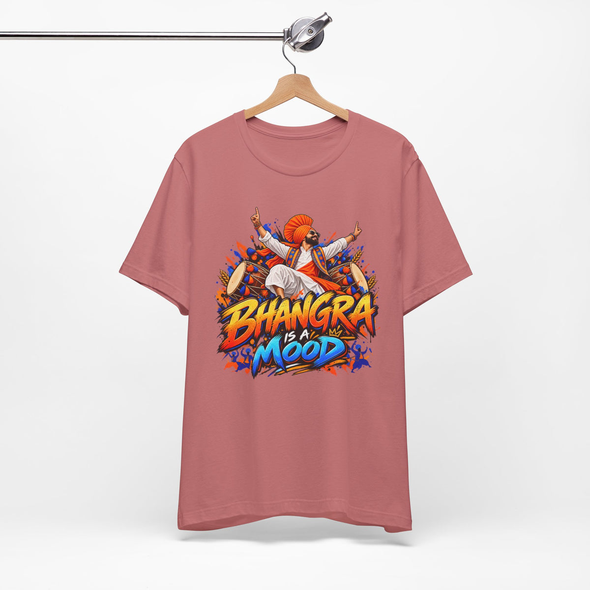 Bhangra Is a Mood Graphic T-Shirt | Punjabi Dance Tee