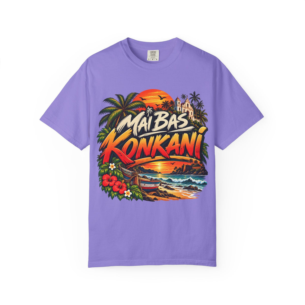 Mai Bas Konkani Sunset T-Shirt | Goan Heritage