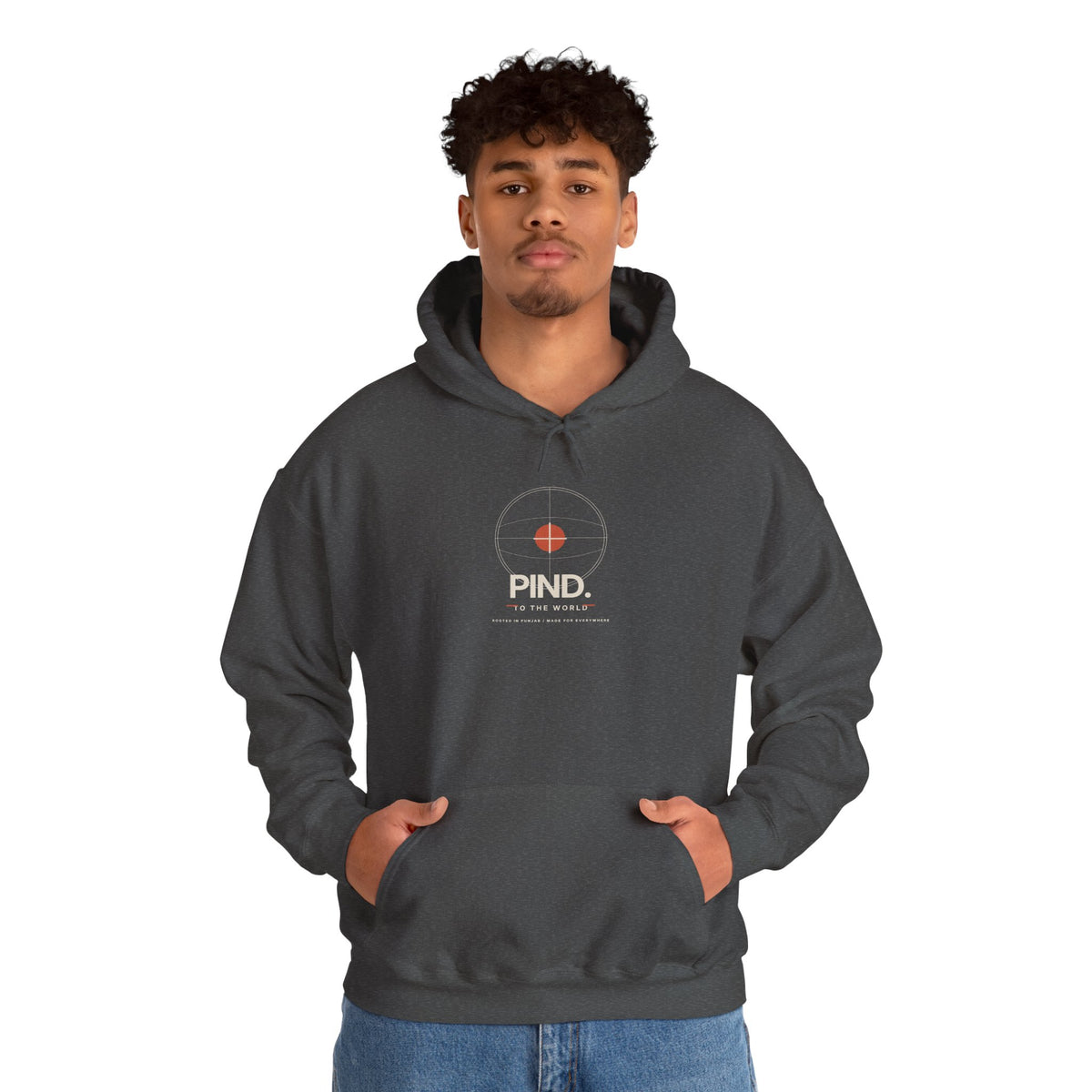 PIND. Minimalist Basketball Graphic Hoodie