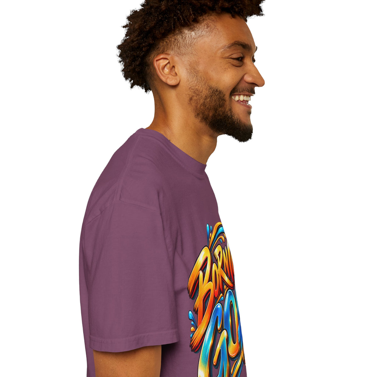 Born in Goa Graphic Tee | Garment-Dyed Cotton T-Shirt