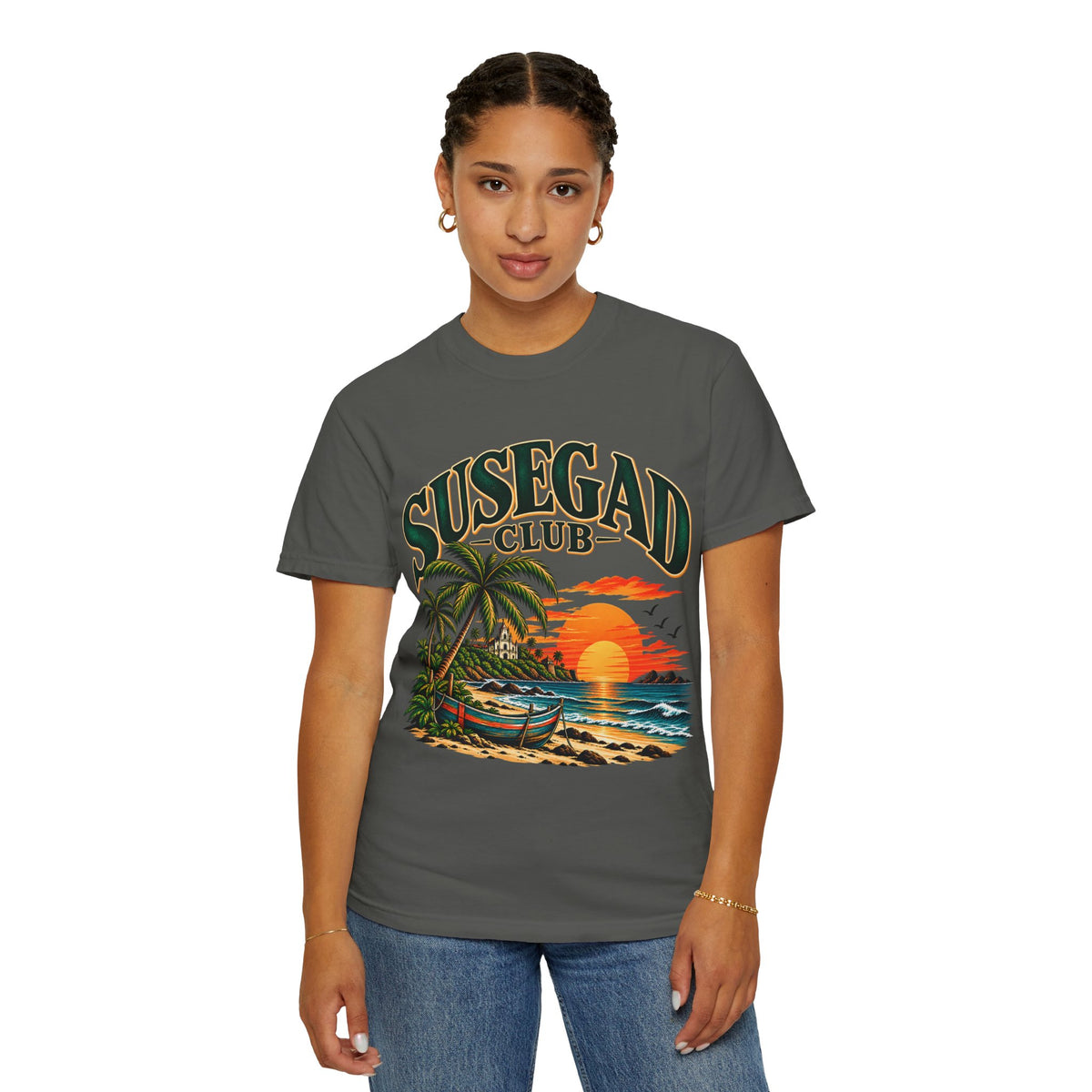 Susegad Club Sunset Beach Garment-Dyed T-Shirt