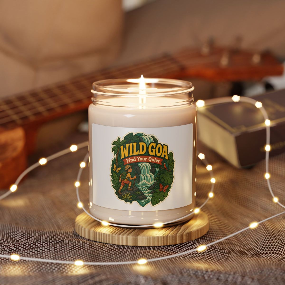 Wild Goa Soy Candle — "Find Your Quiet" 9oz (Travel & Adventure Scent)