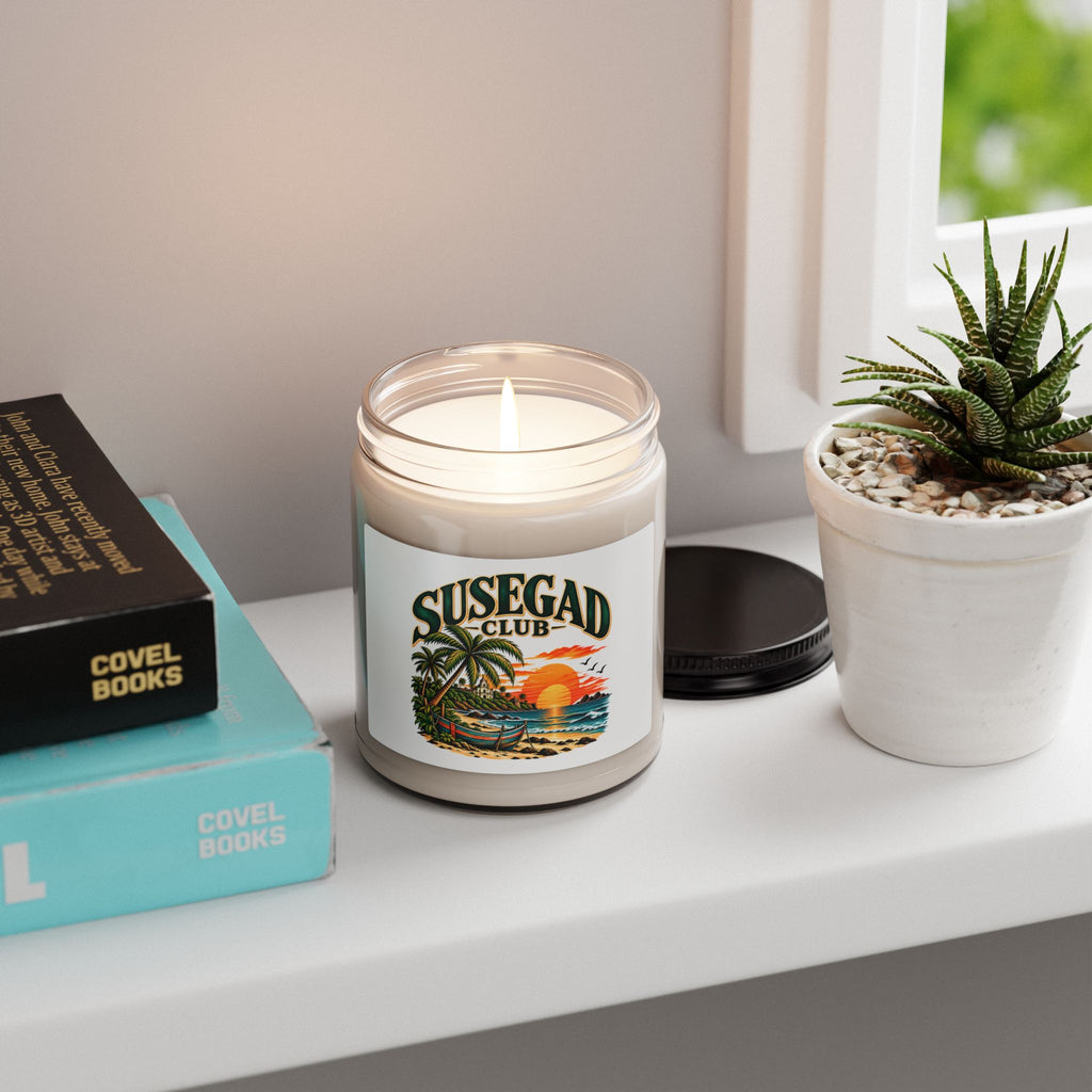 Soy Candle — 'Subgrad Club' Tropical Sunset Scented Candle, 9oz